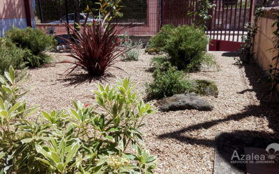 Trabajo de jardinería en San Cristóbal, Segovia.